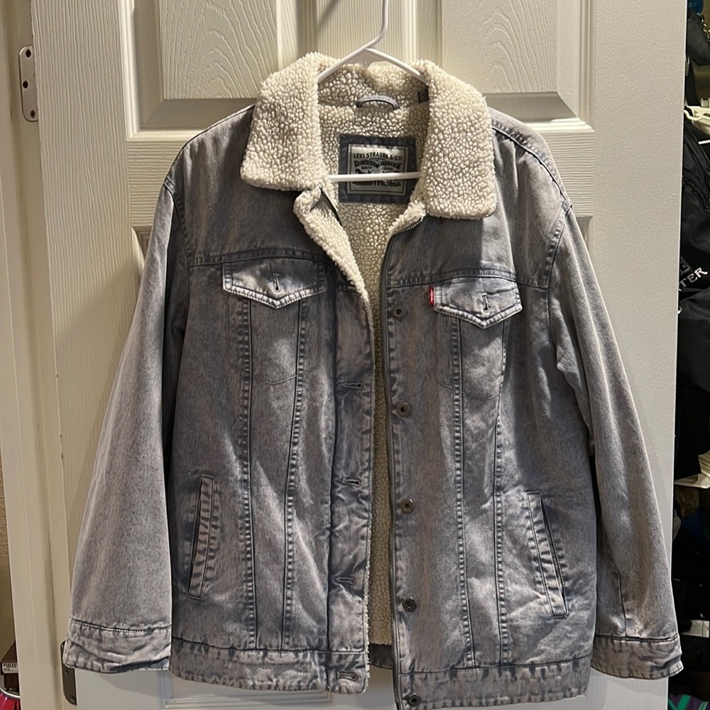 Levi’s shearling jacket.